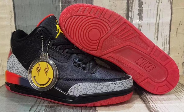 Women Air Jordan 3 J Balvin Black